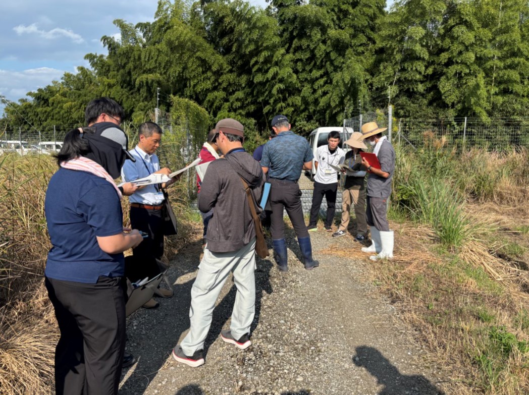 写真2:現地における実地演習