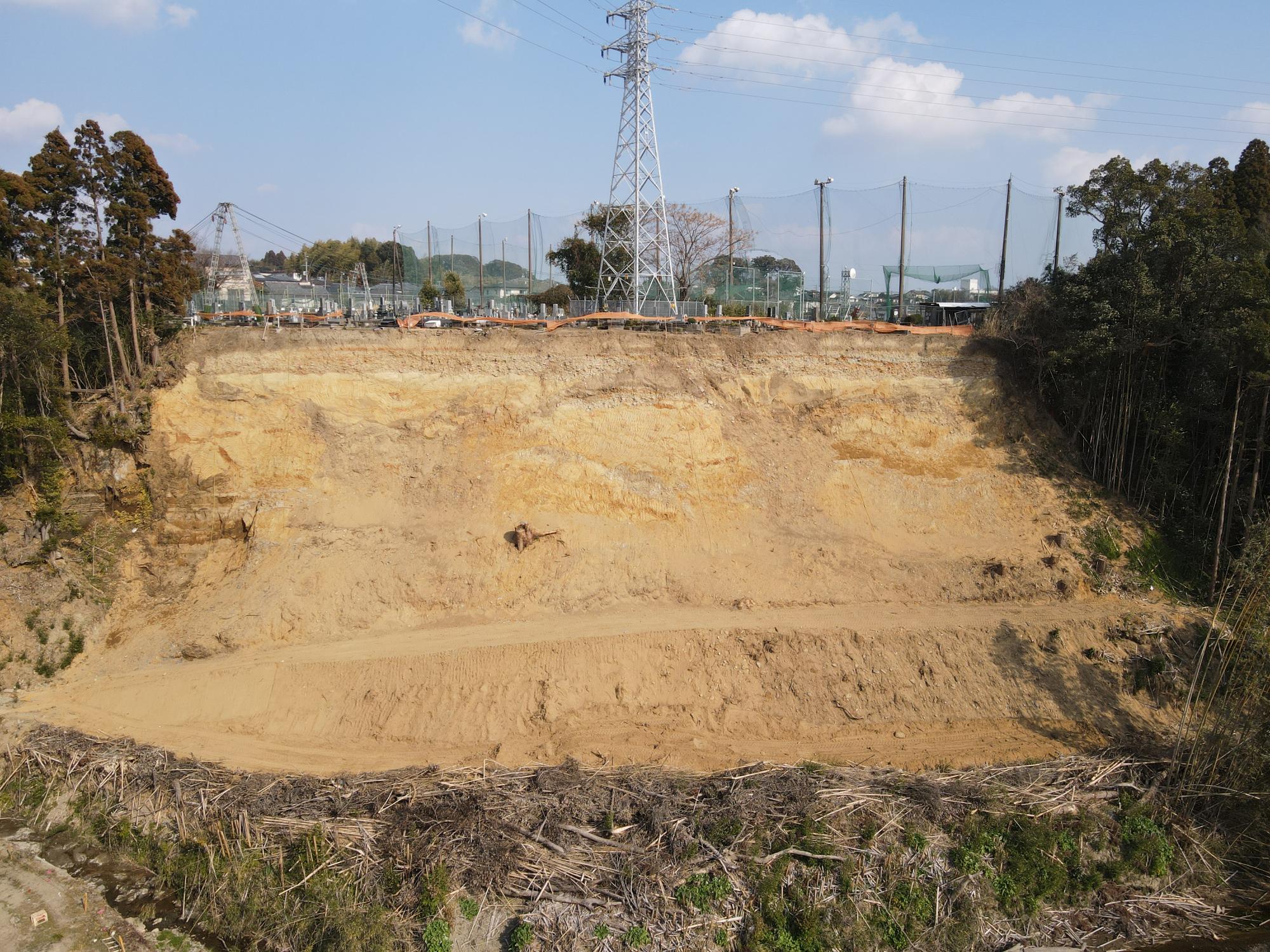 伐採＋法切完了