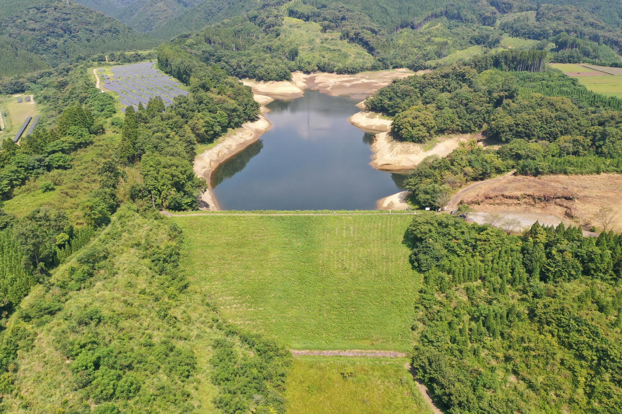 籾木ため池全景