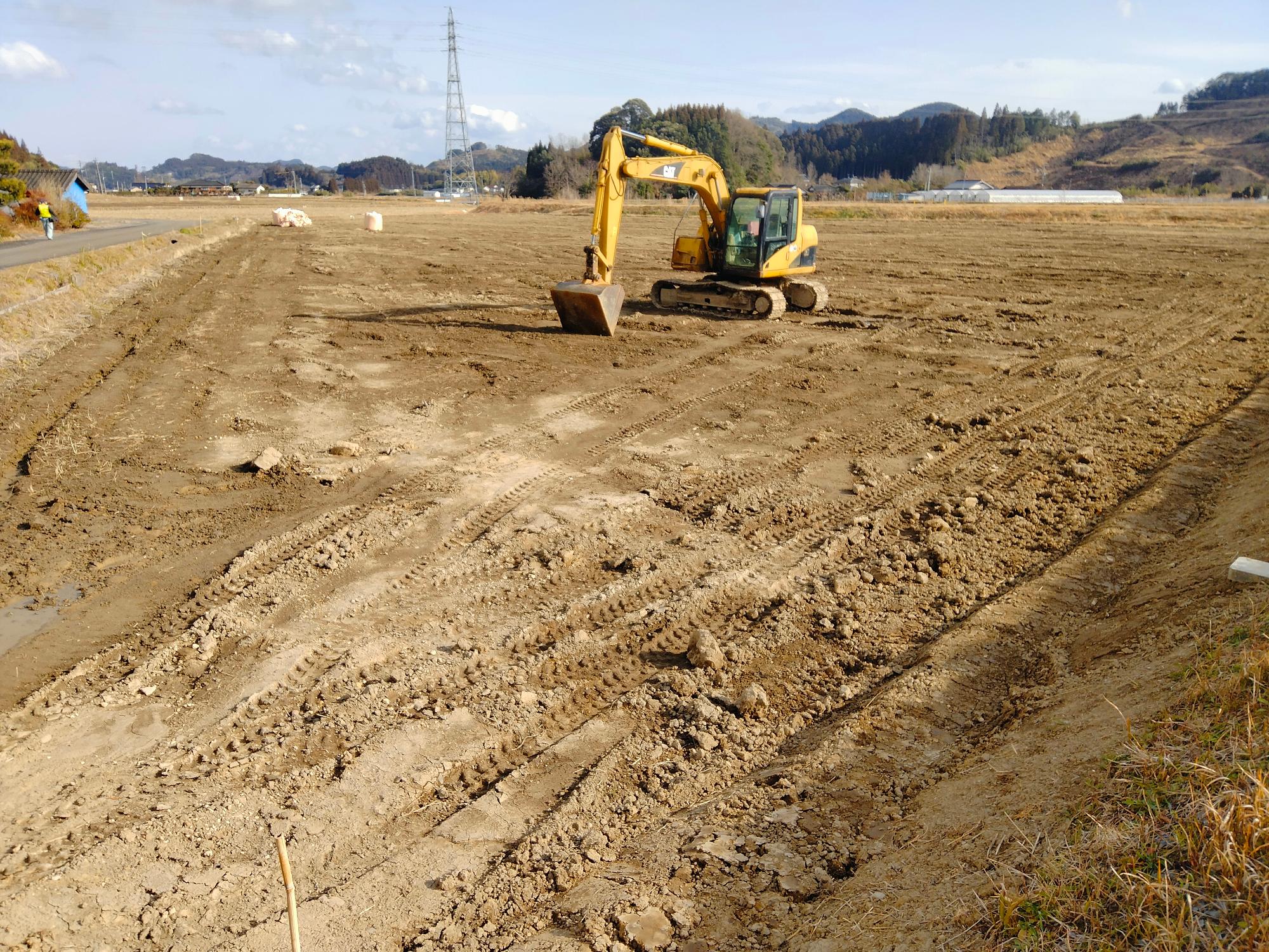 フォアス工事中の現場