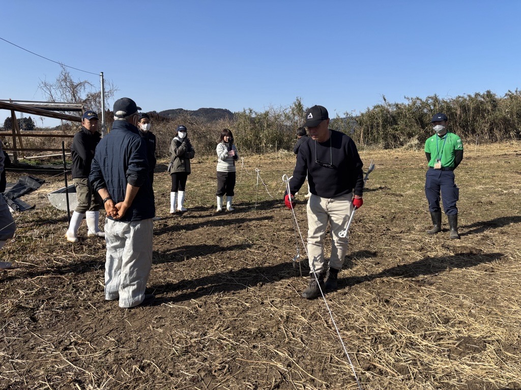 移動柵の設置方法
