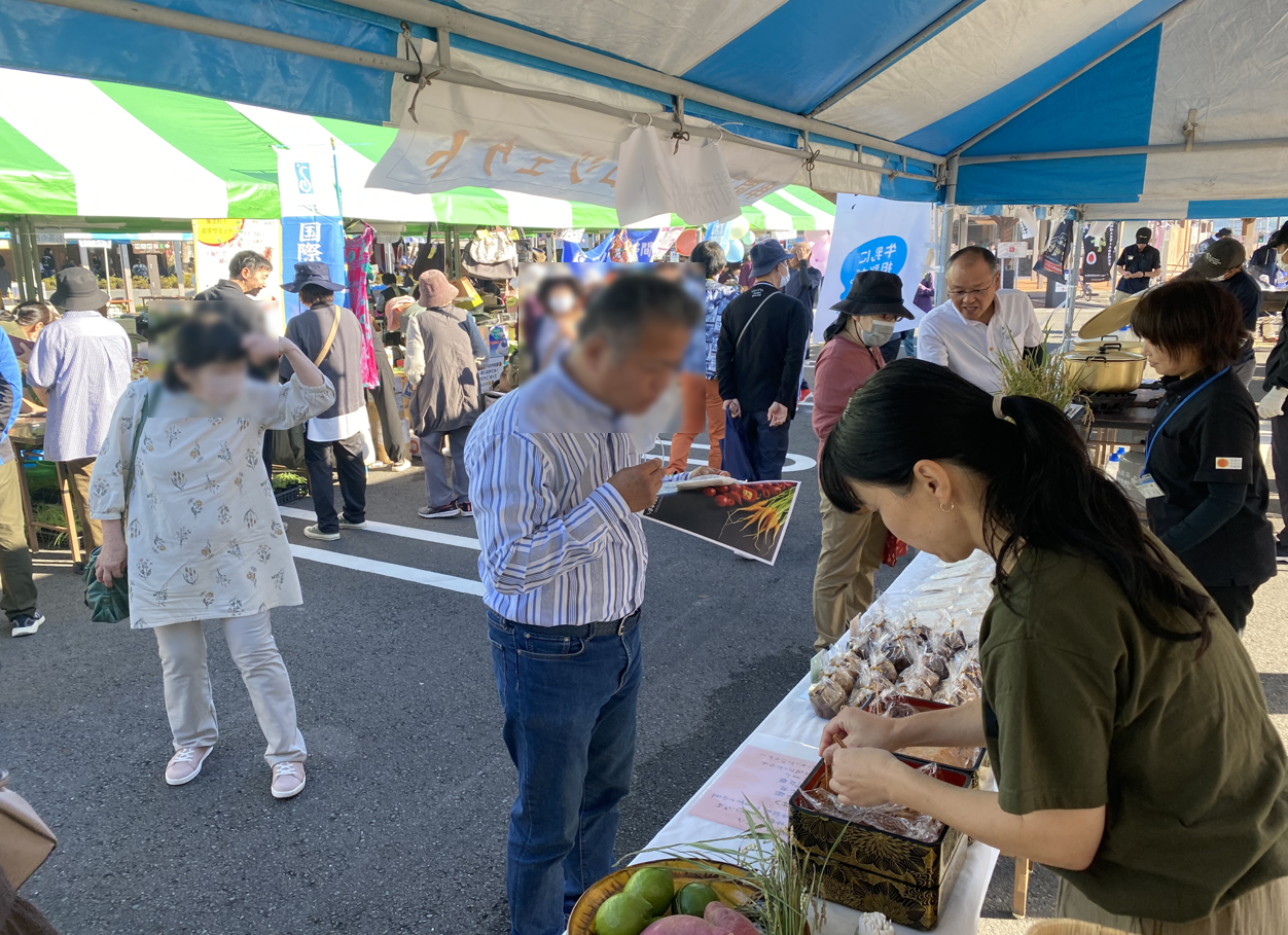 米粉マフィンの試食