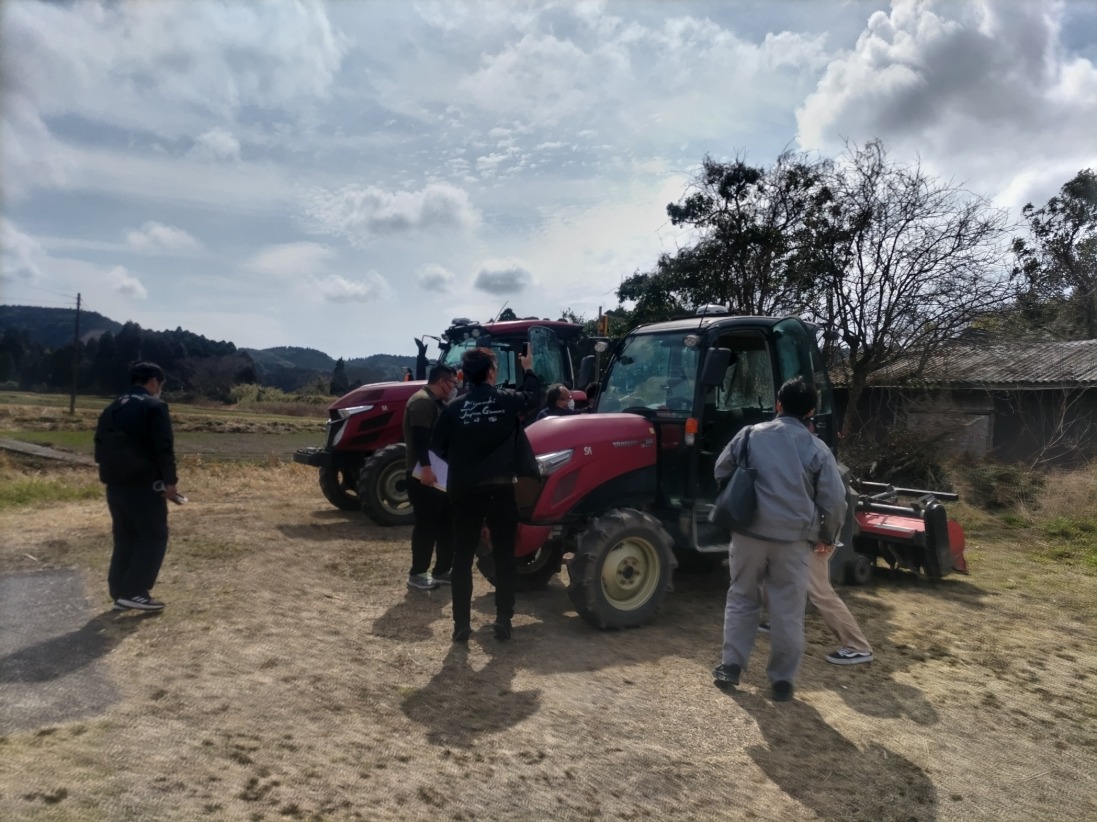 スマート農機見学（農事組合法人）