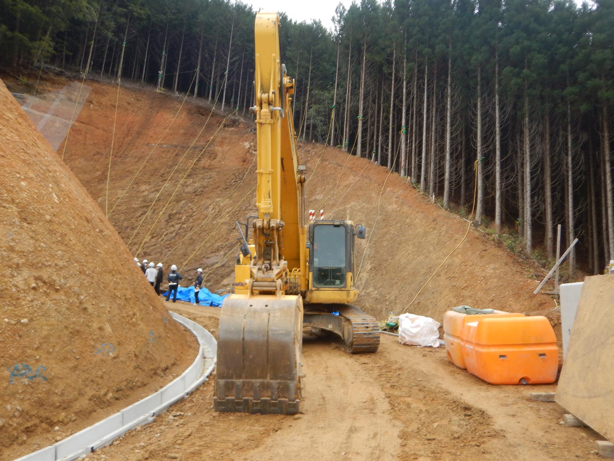 西米良の路網現場