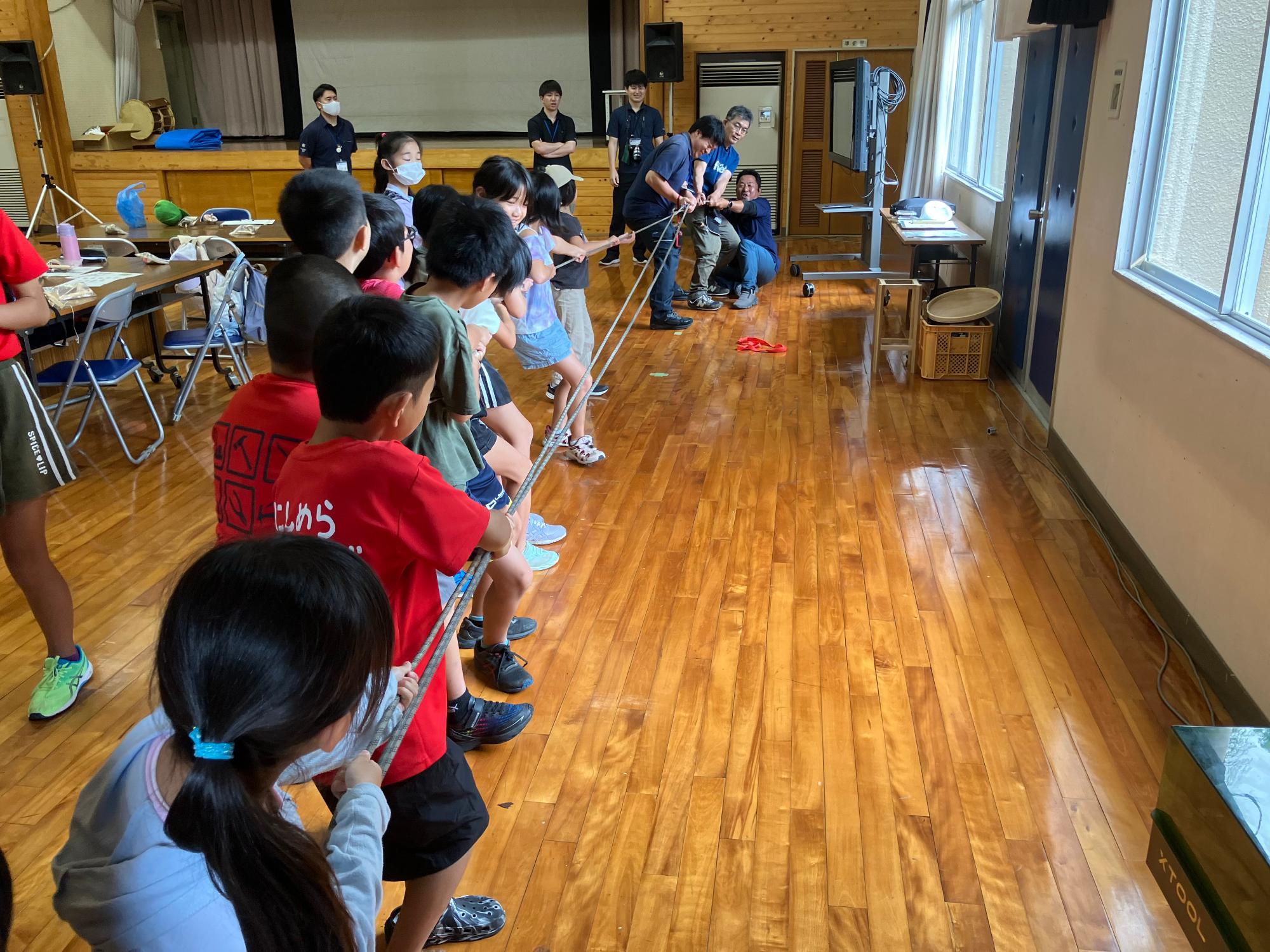 ロープ体験
