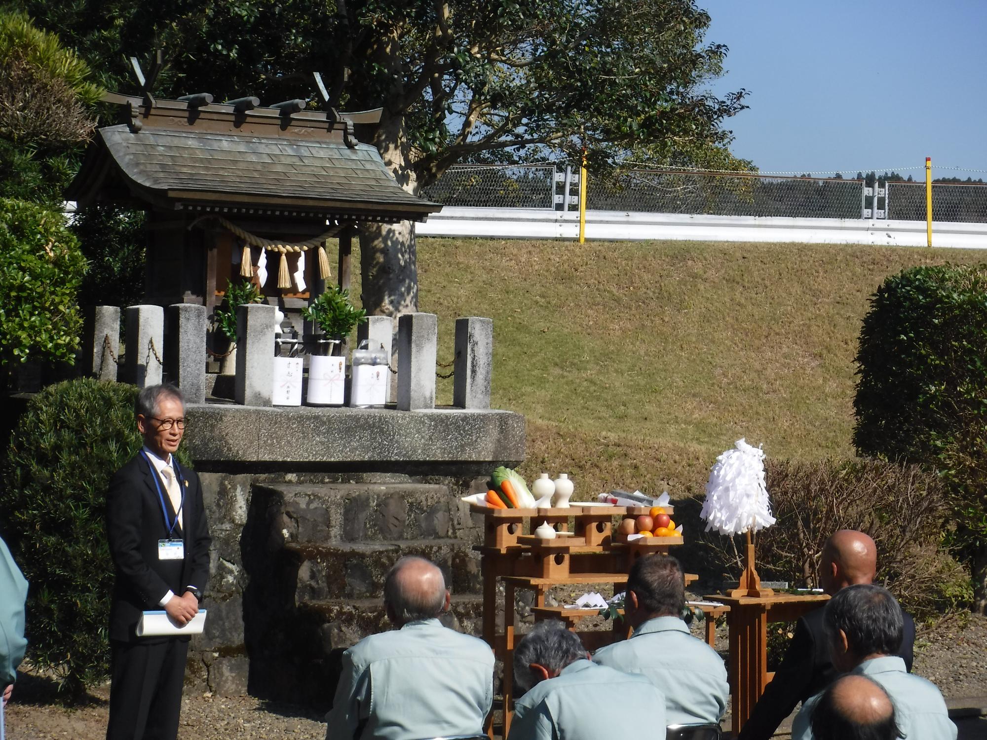 慰霊祭の様子