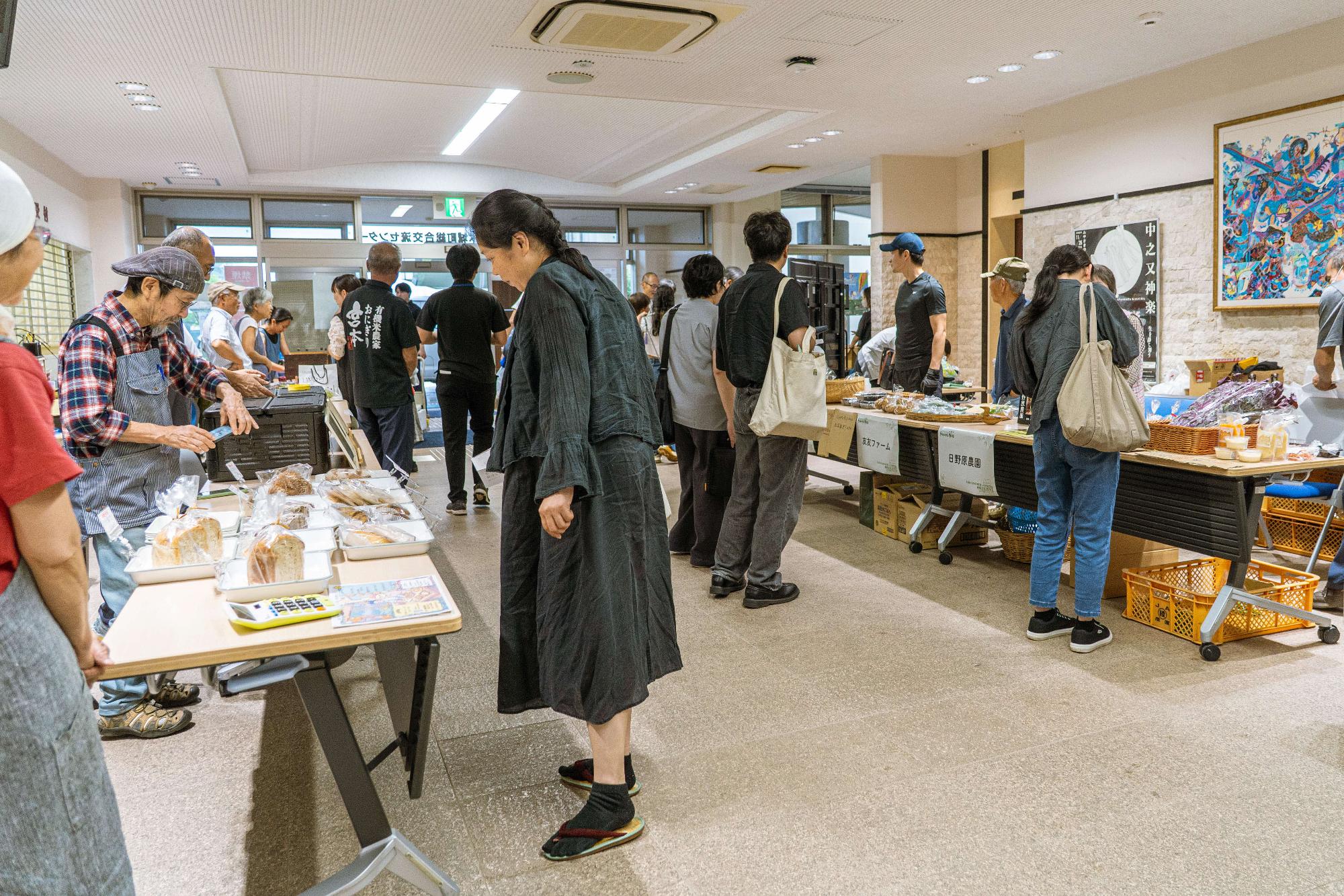 マルシェの様子
