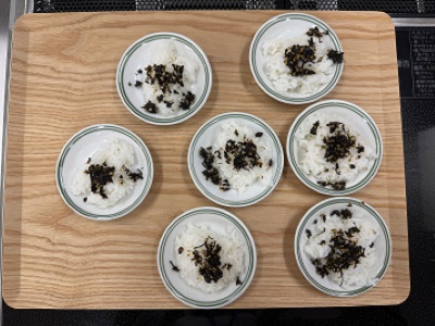 茶がらを用いたふりかけ